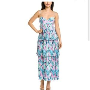 Saylor Mauve Midi Dress